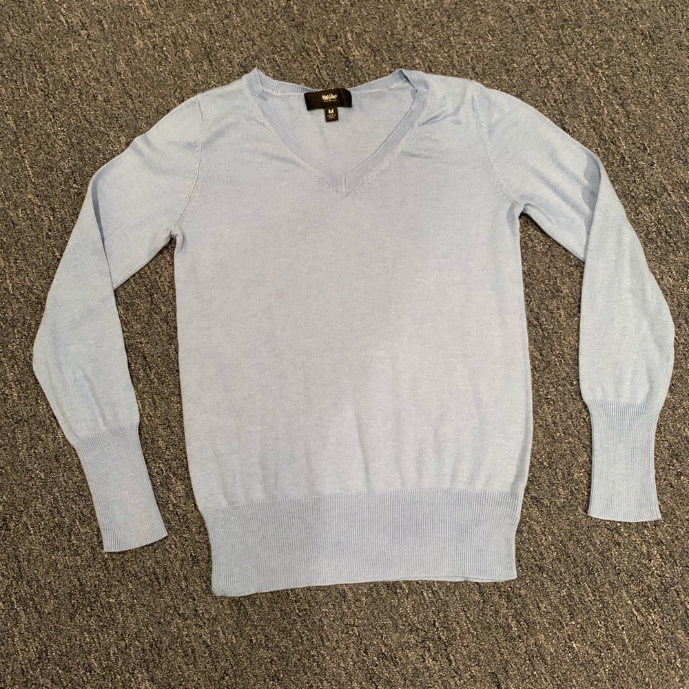 Light blue long sleeve shirt